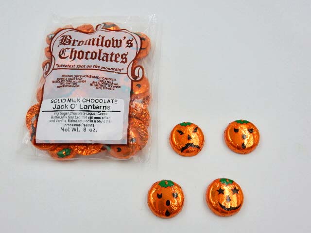 Foil Wrapped Jack O'Lanterns - Bromilow Chocolates