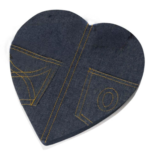 #14 Denim Jeans Heart Box